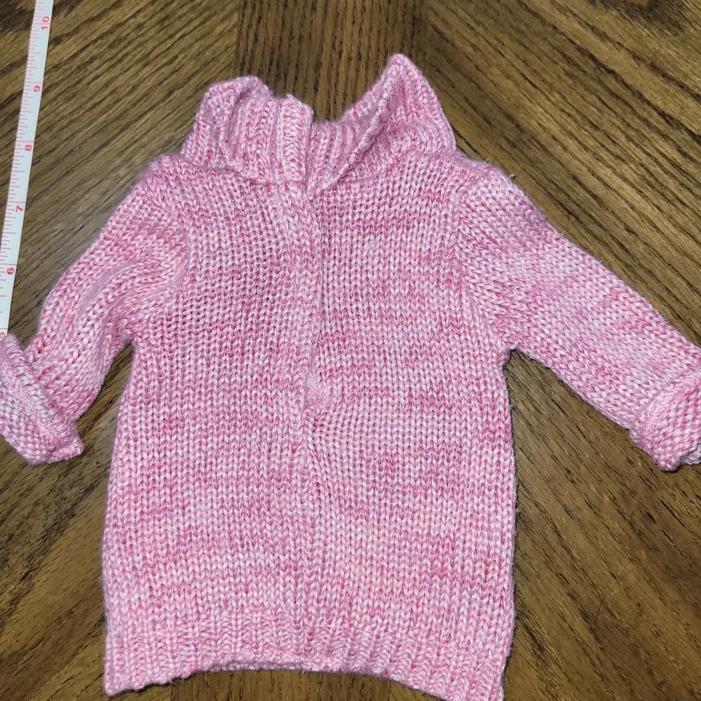 American Girl‎ Doll Pink Marled Knit Turtleneck Sweater Accessory